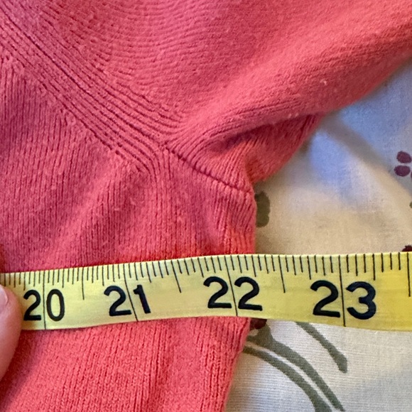 Sigred Olsen Coral V-Neck Button Detail Top Size XL - Picture 8 of 9